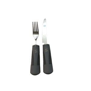 Adaptive Weighted Fork And Knife Special Needs Gray
